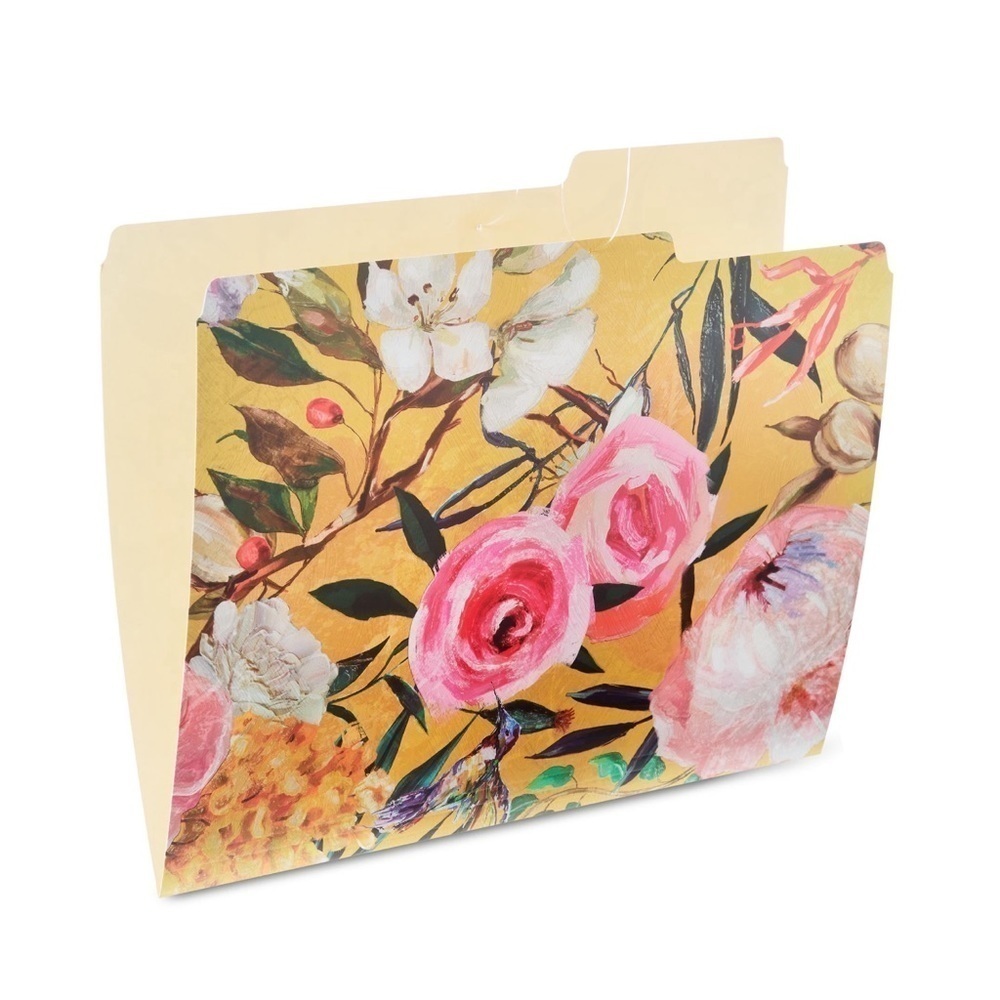 Pen+Gear Acrylic 3-Piece Organization Set & Floral File Folders, 6 Count Bundle - Picture 13 of 16